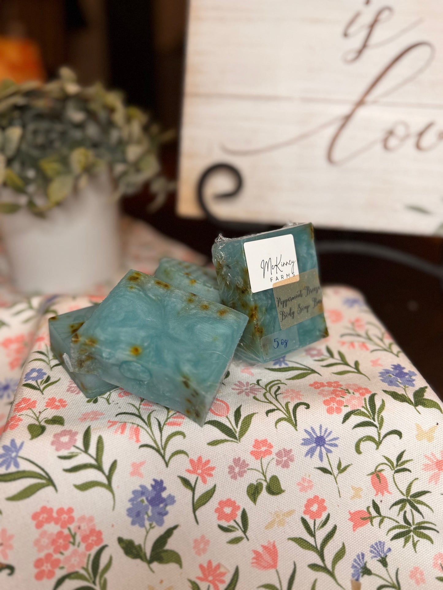Peppermint Breeze Body Soap Bar