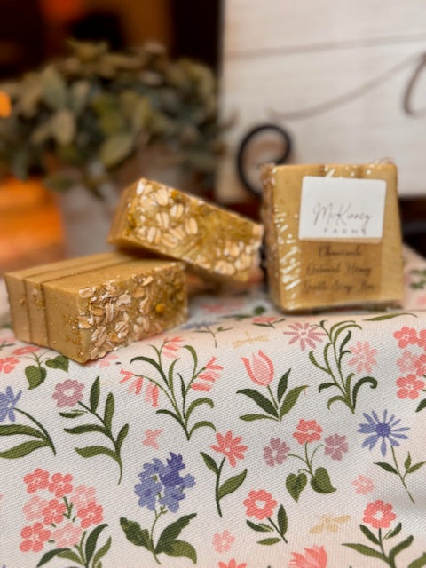 Chamomile Oatmeal Honey Gentle Soap Bar